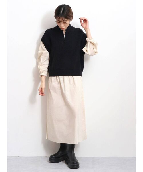 Ungrid（アングリッド）の「長袖ワンピース（ワンピース・レディース・グリーン系その他・FREE）」の3枚目の写真