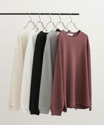 度詰めワッフルロングスリーブ