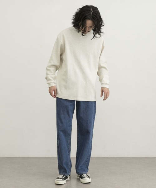 URBAN RESEARCH(アーバンリサーチ)の「度詰めワッフルロングスリーブ(Tシャツ/カットソー・メンズ・ブラック/オートミール/グレー/バーガンディー/ホワイト・SMALL/MEDIUM/LARGE/X-LARGE)」の12枚目の写真