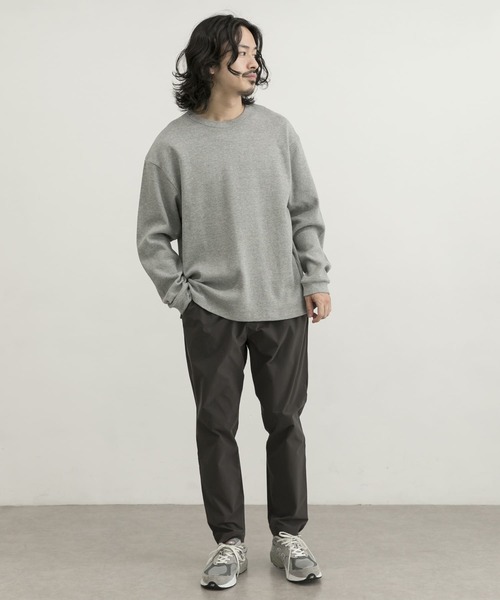 URBAN RESEARCH(アーバンリサーチ)の「度詰めワッフルロングスリーブ(Tシャツ/カットソー・メンズ・ブラック/オートミール/グレー/バーガンディー/ホワイト・SMALL/MEDIUM/LARGE/X-LARGE)」の17枚目の写真