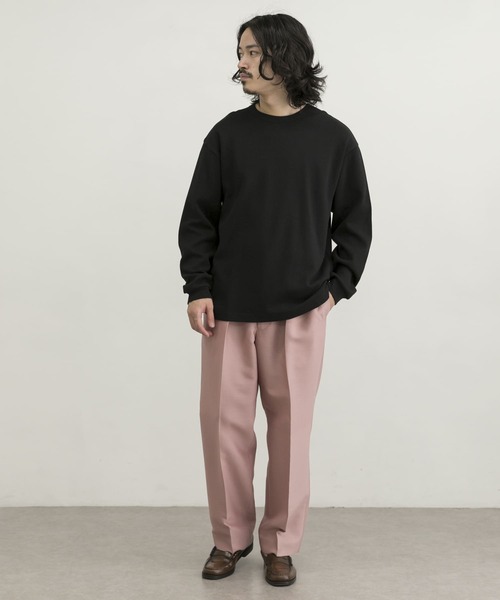 URBAN RESEARCH(アーバンリサーチ)の「度詰めワッフルロングスリーブ(Tシャツ/カットソー・メンズ・ブラック/オートミール/グレー/バーガンディー/ホワイト・SMALL/MEDIUM/LARGE/X-LARGE)」の21枚目の写真