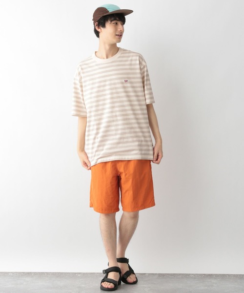 GLOBAL WORK(グローバルワーク)の「サーティワン/ボーダーT/281995(Tシャツ/カットソー・メンズ・ホワイト/ダークブラウン・MEDIUM/LARGE/SMALL)」の3枚目の写真