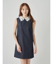 SNIDEL | 【WEB限定】カラーポイントミニワンピース(ワンピース)