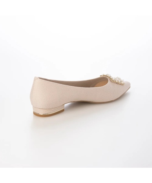 25秋冬新色登場】ビジューポインテッドトゥパンプス(0483)（パンプス