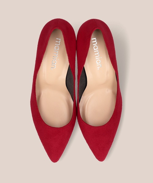 MAMIAN(マミアン)の「ポインテッドトゥ プレーンパンプス (7.0cmヒール)(パンプス・レディース・ブラック/グレイッシュベージュ/レッド・22.0cm/22.5cm/23.0cm/23.5cm/24.0cm/24.5cm)」の8枚目の写真