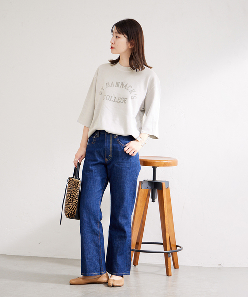 Odub（オーダブ）の「別注【Odub/オーダブ】ショートスリーブロゴスウェット（Tシャツ/カットソー・レディース・ブラック/チャコールグレー/ボルドー・FREE）」の8枚目の写真