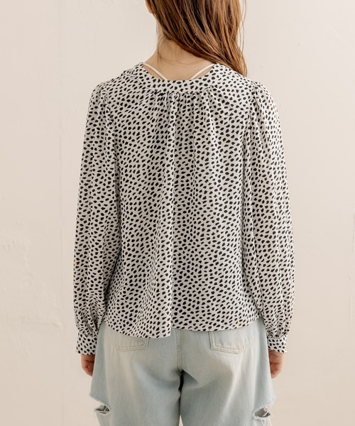 OLIVE des OLIVE（オリーブデオリーブ）の「シアブラウス（シャツ/ブラウス・レディース・ホワイト/オフホワイト/アイボリー・FREE）」の22枚目の写真