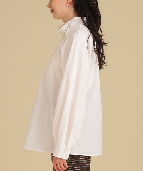 Ray BEAMS（レイビームス）の「Ray BEAMS / ピンタック ハイネック ブラウス（シャツ/ブラウス・レディース・ホワイト/ブラック・ONE SIZE）」の17枚目の写真