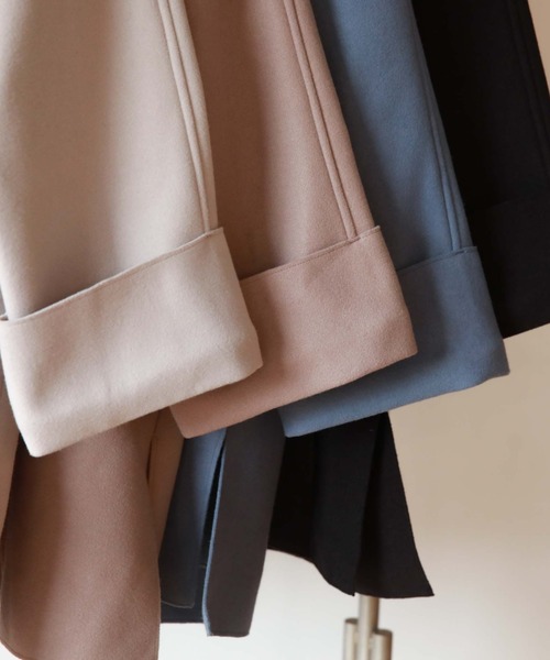 archives(アルシーヴ)の「ニードルパンチフードコート(その他アウター・レディース・ブラック/モカ/グレイッシュベージュ/ブルー・MEDIUM)」の12枚目の写真