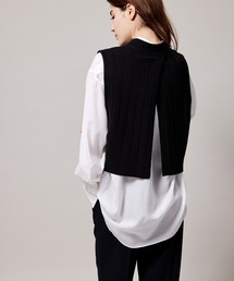 ROPE' | バックスリットリブニットベスト(ベスト)