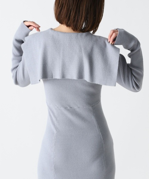 Heather（ヘザー）の「セーラーカラーニットワンピース 167043