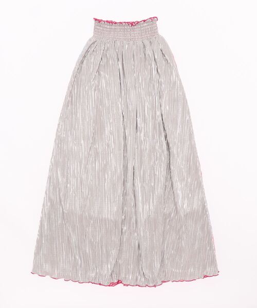 Q（キュー）の「ニュアンスカラーマイクロプリーツスカート（スカート・レディース・ピンク系その他/カーキ系・MEDIUM）」の4枚目の写真