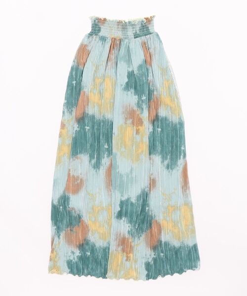 Q（キュー）の「ニュアンスカラーマイクロプリーツスカート（スカート・レディース・ピンク系その他/カーキ系・MEDIUM）」の6枚目の写真