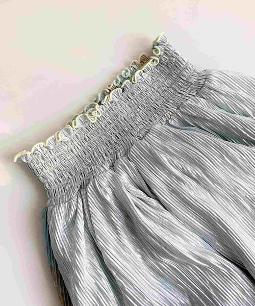 Q（キュー）の「ニュアンスカラーマイクロプリーツスカート（スカート・レディース・ピンク系その他/カーキ系・MEDIUM）」の11枚目の写真