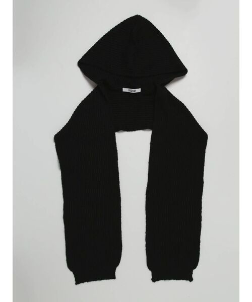 EMODA（エモダ）の「【VEQUM】SHAGGY KNIT MUFFLER（マフラー・レディース・ブラック/ネイビー・FREE）」の14枚目の写真
