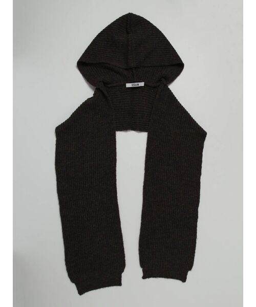 EMODA（エモダ）の「【VEQUM】SHAGGY KNIT MUFFLER（マフラー・レディース・ブラック/ネイビー・FREE）」の15枚目の写真