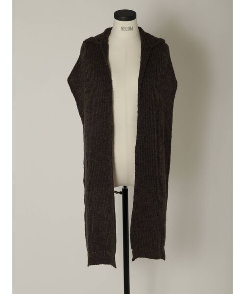 EMODA（エモダ）の「【VEQUM】SHAGGY KNIT MUFFLER（マフラー・レディース・ブラック/ネイビー・FREE）」の16枚目の写真