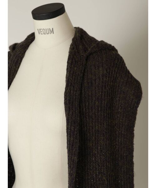 EMODA（エモダ）の「【VEQUM】SHAGGY KNIT MUFFLER（マフラー・レディース・ブラック/ネイビー・FREE）」の22枚目の写真