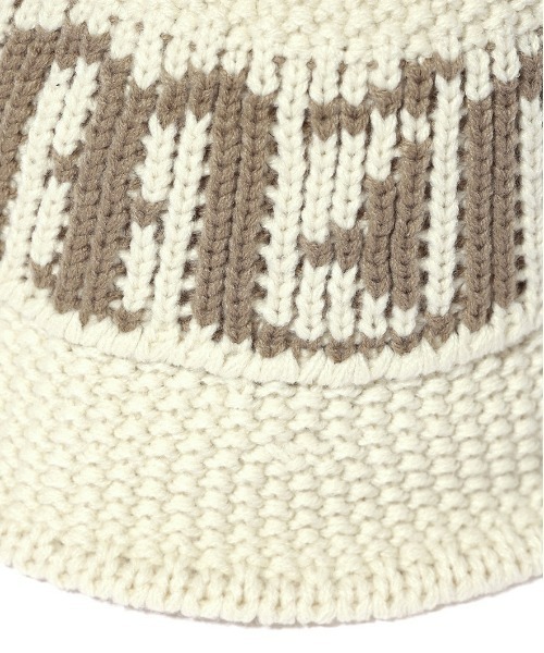 【mahagrid】24FW★ EAGLE KNIT BUCKET HAT EAGLE KNIT BUCKET HAT [BLACK] - MAHAGRID