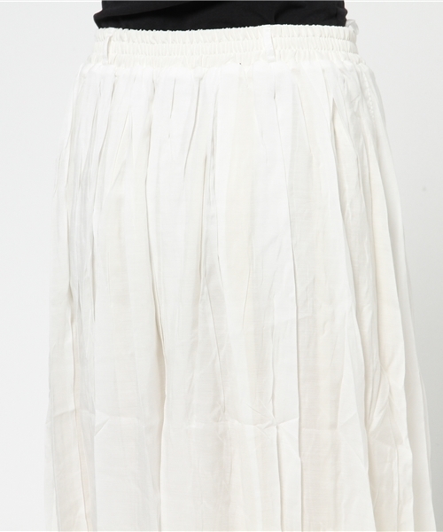 ikka（イッカ）の「TRボイルギャザーロングスカート（スカート・レディース・オフホワイト/オレンジ/ネイビー・LARGE/MEDIUM）」の11枚目の写真