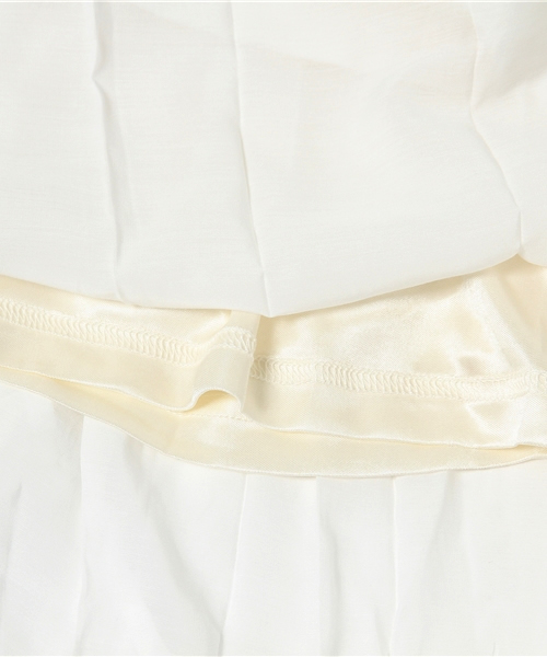 ikka（イッカ）の「TRボイルギャザーロングスカート（スカート・レディース・オフホワイト/オレンジ/ネイビー・LARGE/MEDIUM）」の5枚目の写真