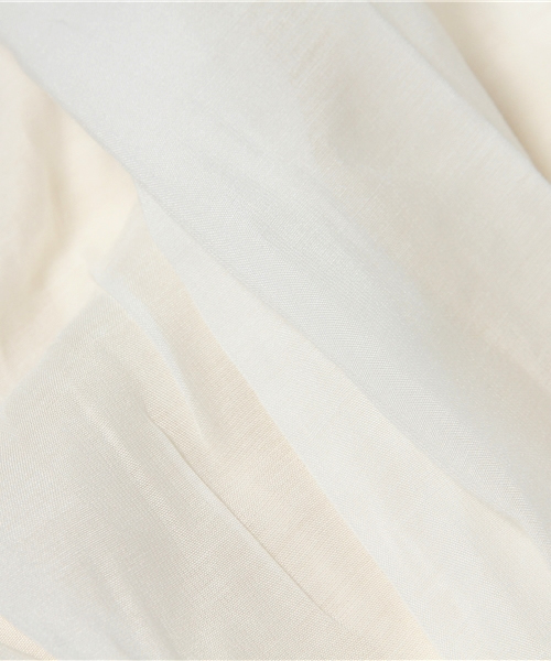 ikka（イッカ）の「TRボイルギャザーロングスカート（スカート・レディース・オフホワイト/オレンジ/ネイビー・LARGE/MEDIUM）」の6枚目の写真