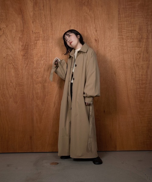 lawgy(ラウジー)の「soutien collar simple trench coat(トレンチコート・レディース・アイボリー/ベージュ・FREE)」の15枚目の写真