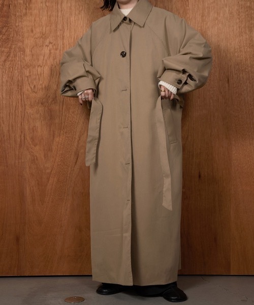lawgy(ラウジー)の「soutien collar simple trench coat(トレンチコート・レディース・アイボリー/ベージュ・FREE)」の11枚目の写真