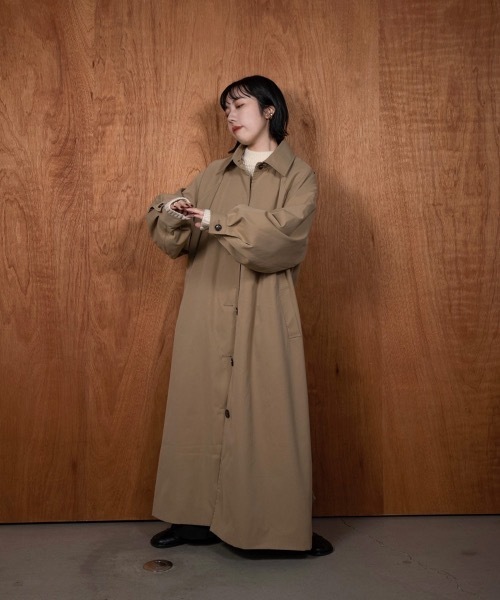 lawgy(ラウジー)の「soutien collar simple trench coat(トレンチコート・レディース・アイボリー/ベージュ・FREE)」の14枚目の写真