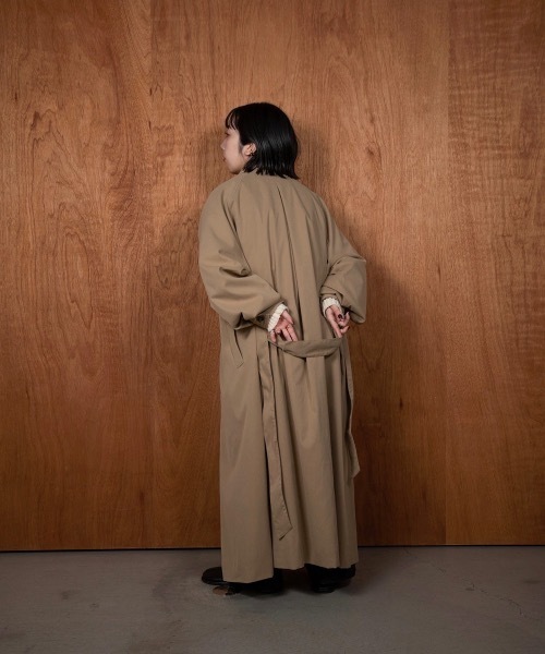 lawgy(ラウジー)の「soutien collar simple trench coat(トレンチコート・レディース・アイボリー/ベージュ・FREE)」の7枚目の写真