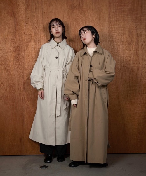 lawgy(ラウジー)の「soutien collar simple trench coat(トレンチコート・レディース・アイボリー/ベージュ・FREE)」の16枚目の写真