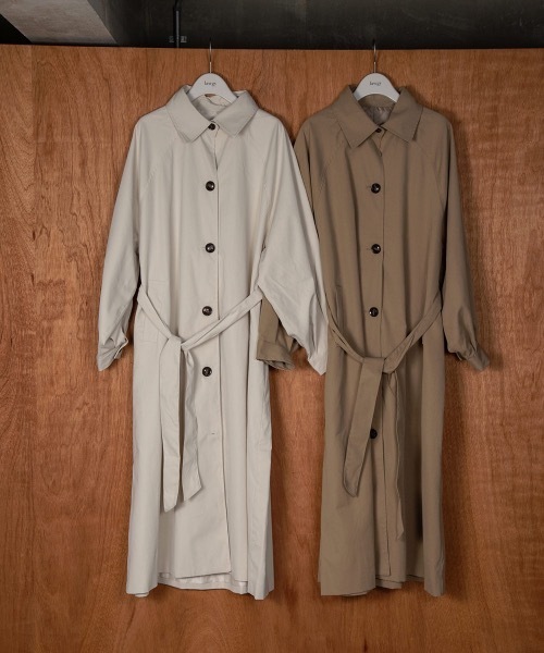 lawgy(ラウジー)の「soutien collar simple trench coat(トレンチコート・レディース・アイボリー/ベージュ・FREE)」の12枚目の写真