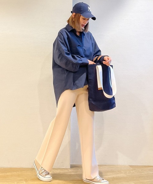 Vicente(ヴィセンテ)の「Flare knit pants(その他パンツ・レディース・ブラック/ライトベージュ/ホワイト・FREE)」の10枚目の写真