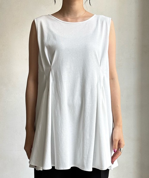 DouDou（ドゥドゥ）の「ヤクショート丈プルオーバー＋インナーセット（ニット/セーター・レディース・ブラック/ベージュ/パープル・FREE）」の14枚目の写真