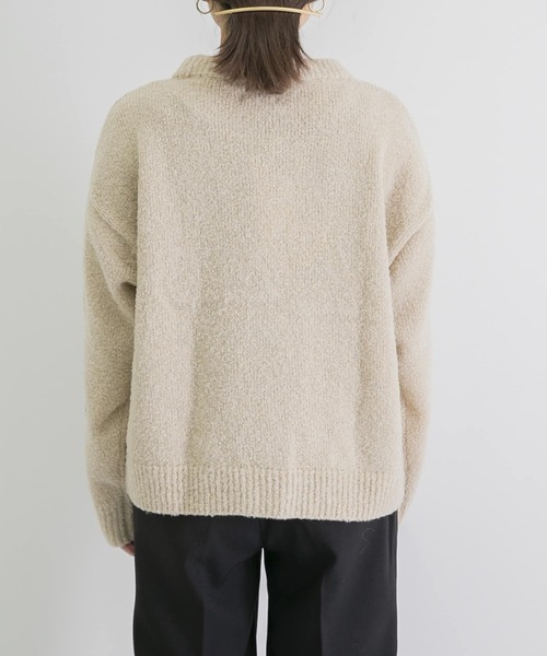 WANDERUNG（ワンデルング）の「WANDERUNG　Intarshia knit（ニット/セーター・レディース・アイボリー・FREE）」の10枚目の写真