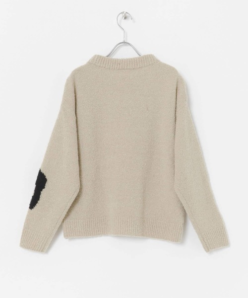 WANDERUNG（ワンデルング）の「WANDERUNG　Intarshia knit（ニット/セーター・レディース・アイボリー・FREE）」の5枚目の写真