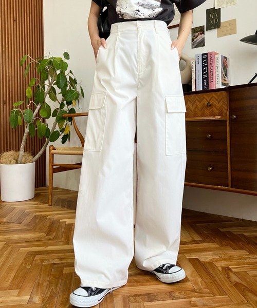 セール】【累計販売枚数2万枚突破！】タック入りセミワイドカーゴ