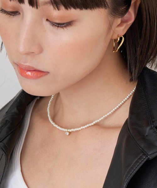 Phoebe(フィービィー)の「アタイアーパールネックレス(ネックレス・レディース・ホワイト・FREE)」の1枚目の写真