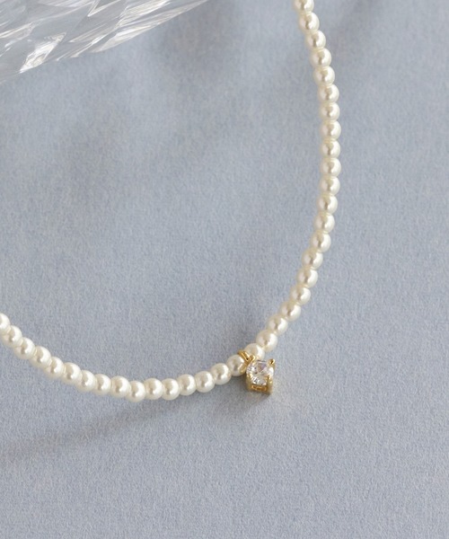 Phoebe(フィービィー)の「アタイアーパールネックレス(ネックレス・レディース・ホワイト・FREE)」の3枚目の写真