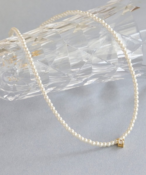 Phoebe(フィービィー)の「アタイアーパールネックレス(ネックレス・レディース・ホワイト・FREE)」の4枚目の写真