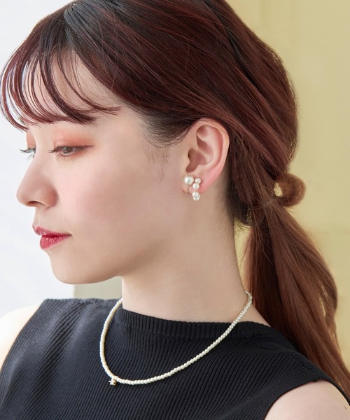 Phoebe(フィービィー)の「アタイアーパールネックレス(ネックレス・レディース・ホワイト・FREE)」の9枚目の写真