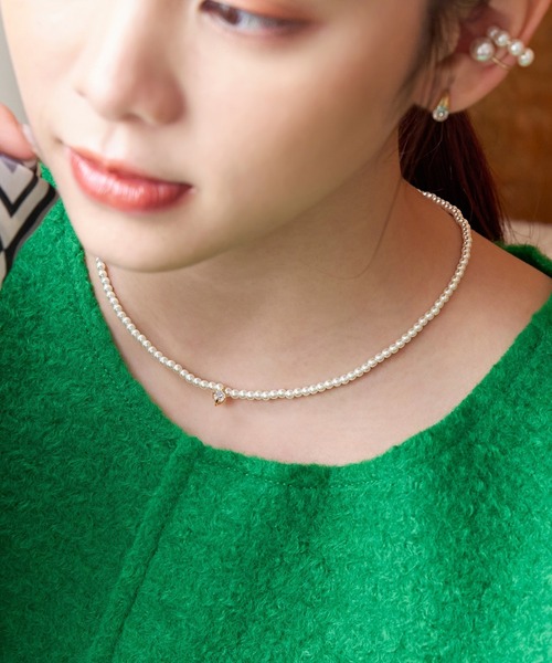 Phoebe(フィービィー)の「アタイアーパールネックレス(ネックレス・レディース・ホワイト・FREE)」の10枚目の写真