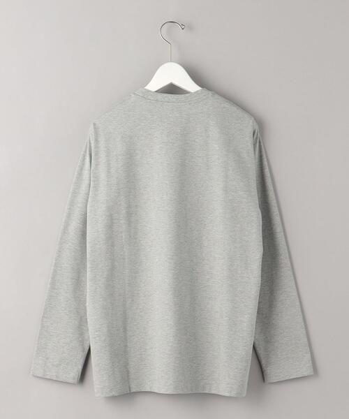 BEAUTY&YOUTH UNITED ARROWS（ビューティーアンドユースユナイテッドアローズ）の「ハイゲージ コットン クルーネック ロングスリーブ カットソー（Tシャツ/カットソー・メンズ・ホワイト/グレー/オリーブ/ネイビー・L/S/M/XL）」の21枚目の写真