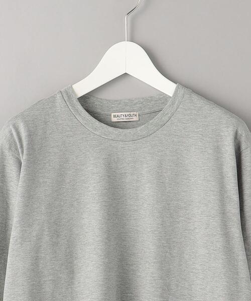 BEAUTY&YOUTH UNITED ARROWS（ビューティーアンドユースユナイテッドアローズ）の「ハイゲージ コットン クルーネック ロングスリーブ カットソー（Tシャツ/カットソー・メンズ・ホワイト/グレー/オリーブ/ネイビー・L/S/M/XL）」の20枚目の写真