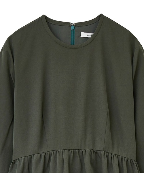 CLANE(クラネ)の「【CLANE/クラネ】TIERED ONE PIECE/ティアードワンピース(ワンピース・レディース・ブラック/ベージュ/カーキ・1/2)」の7枚目の写真