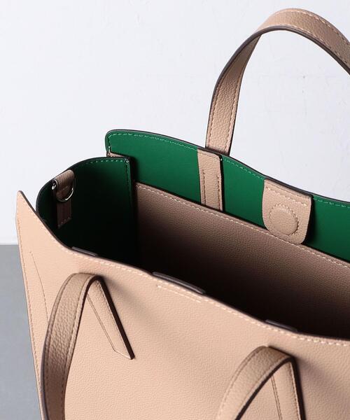 UNITED ARROWS（ユナイテッドアローズ）の「SHRINK ポケット トートバッグ（ショルダーバッグ・レディース・オフホワイト/ブラック/ベージュ・FREE）」の10枚目の写真