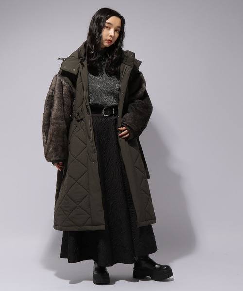 HARE ソデファーキルティングコート HARE（ハレ）の「ソデファーキルティングコート(HARE)（その他