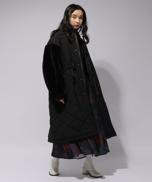 HARE ソデファーキルティングコート HARE（ハレ）の「ソデファーキルティングコート(HARE)（その他