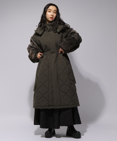 HARE ソデファーキルティングコート HARE（ハレ）の「ソデファーキルティングコート(HARE)（その他