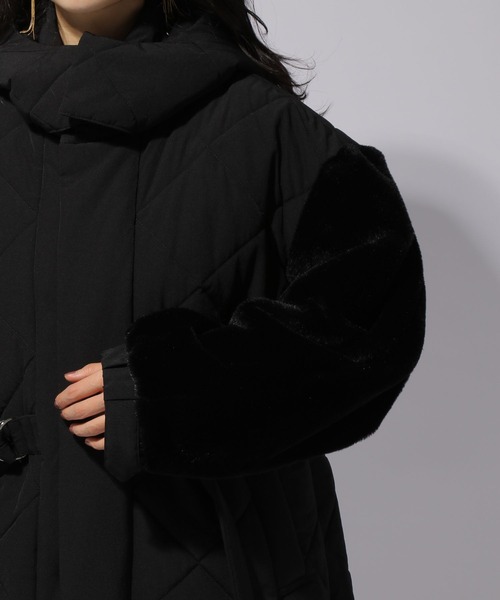 HARE ソデファーキルティングコート HARE（ハレ）の「ソデファーキルティングコート(HARE)（その他